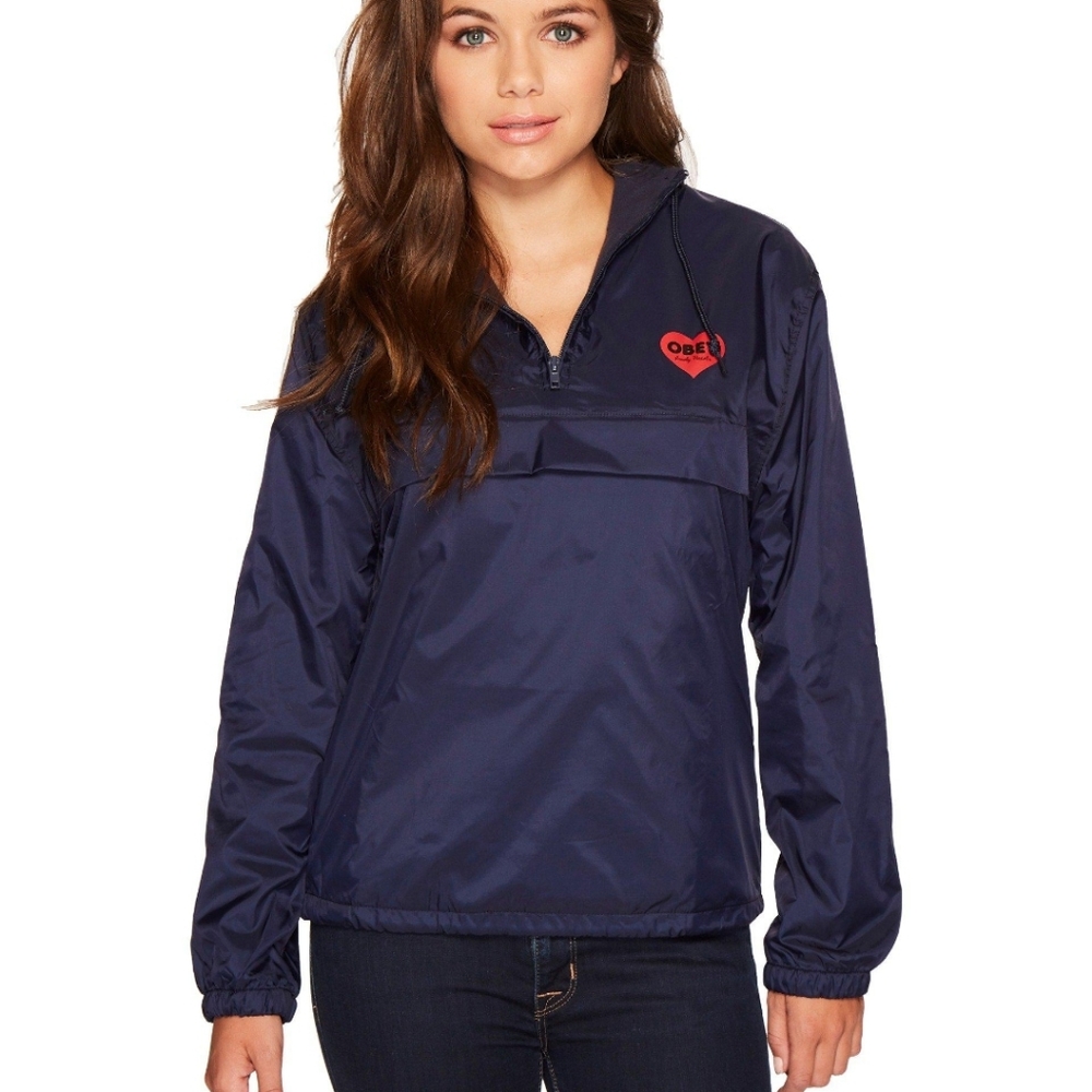 Obey windbreaker with front pocket